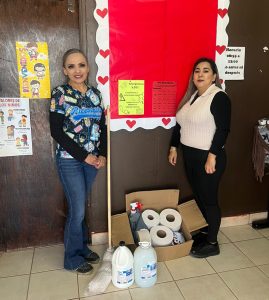 ENTREGA DE MATERIAL DE LIMPIEZA