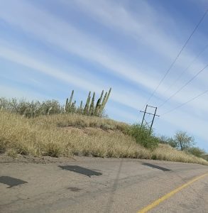 SE REALIZAN TRABAJOS DE BACHEO EN CARRETERA MAGDALENA-CUCURPE